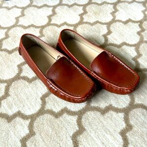 Boys, Jeanie and Jack brown driving loafer
